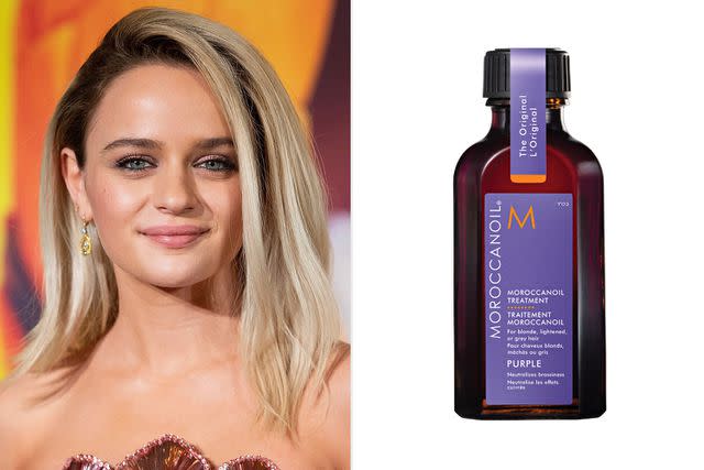 <p>Marechal Aurore/ABACA/Shutterstock </p> Moroccanoil Treatment Purple