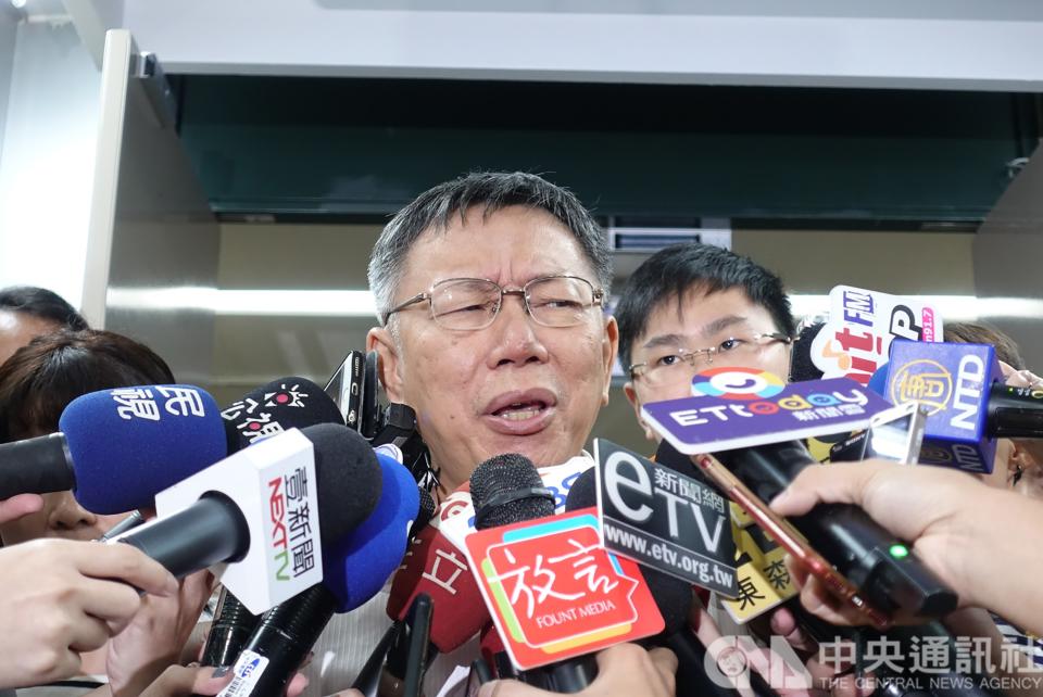 台北市長柯文哲今天說，他從沒說過要選總統。(資料照)