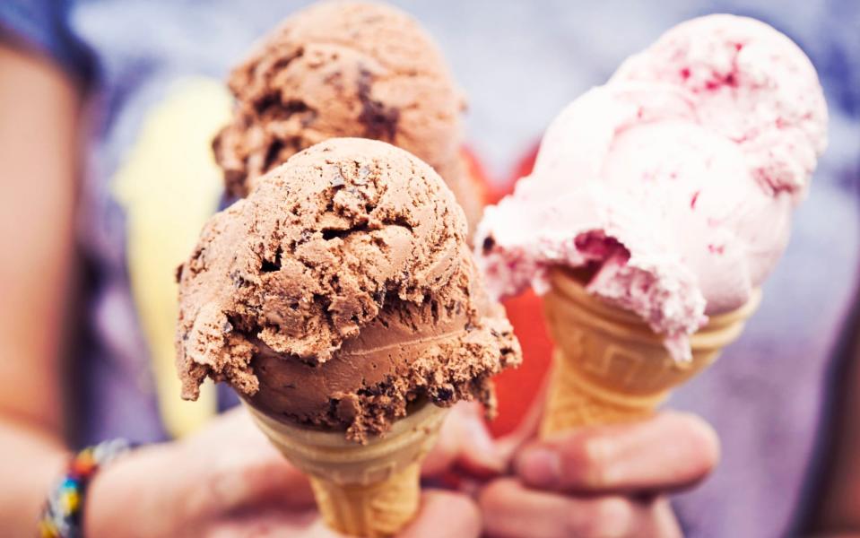 ice creams on holiday - Getty