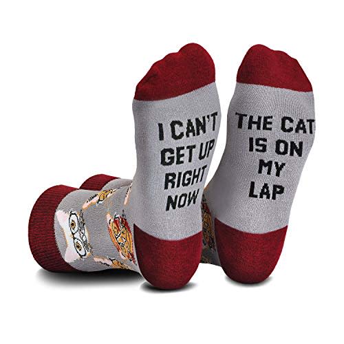 Cavertin Women's Novelty Socks with Gift Box (Cat Lover) (Amazon / Amazon)