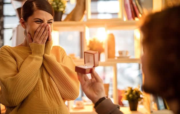 Pinterest has revealed the most popular ring. Photo: Getty