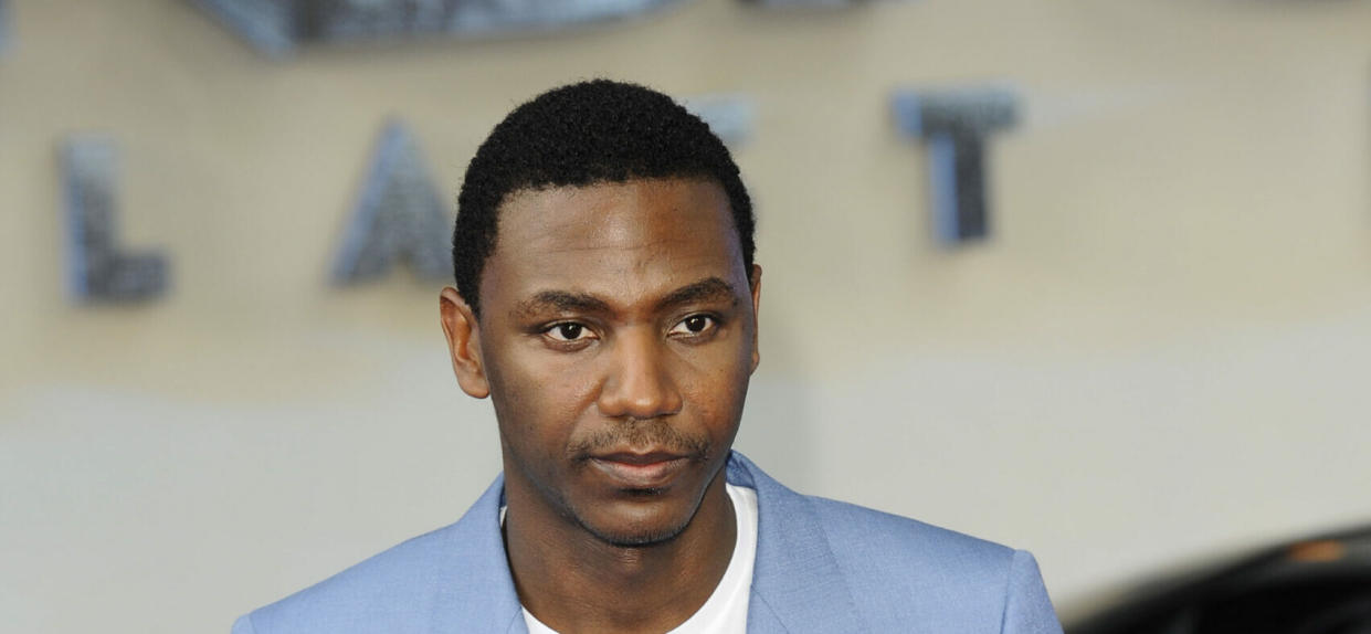 Celebrities attend the 'Transformers: The Last Knight' global premiere held at Cineworld Leicester Square in London, England. 18 Jun 2017 Pictured: Jerrod Carmichael. Photo credit: MEGA TheMegaAgency.com +1 888 505 6342 (Mega Agency TagID: MEGA43083_045.jpg) [Photo via Mega Agency]
