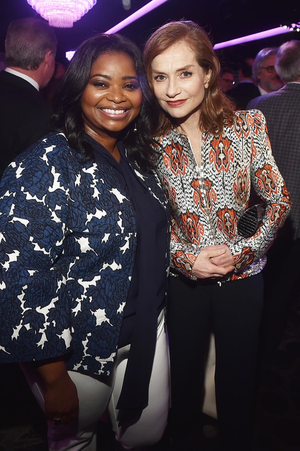 Octavia Spencer and Isabelle Huppert