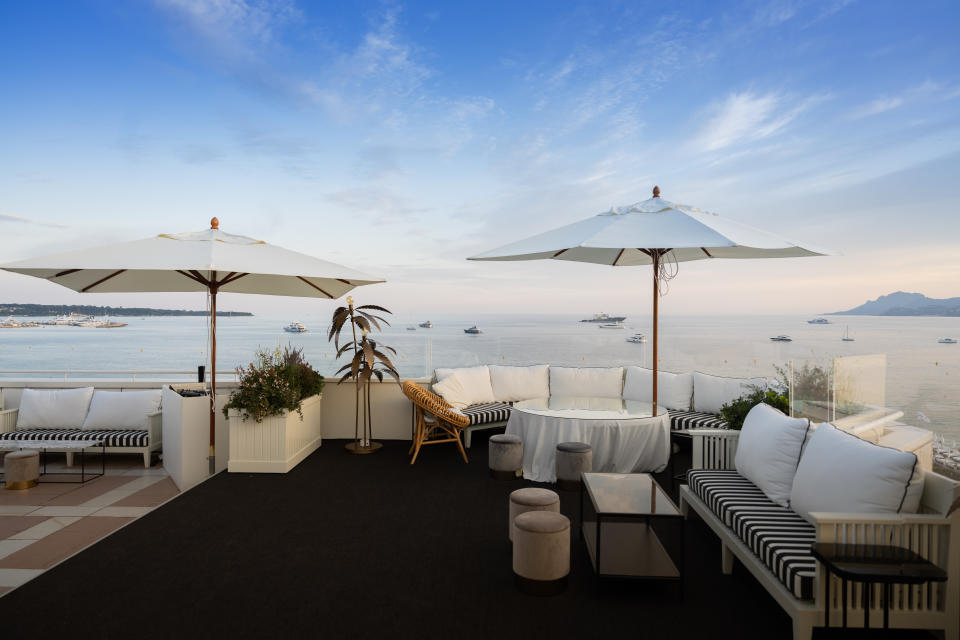 A daytime view of the Terrasse by Albane venue in Cannes. - Credit: Jean Picon/Courtesy of Albane Communication