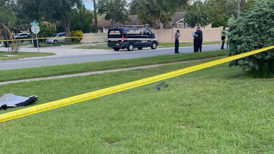 A 7-year-old died Thursday following a crash involving a suspect who was fleeing the scene of a car burglary, the Apopka Police Department said.