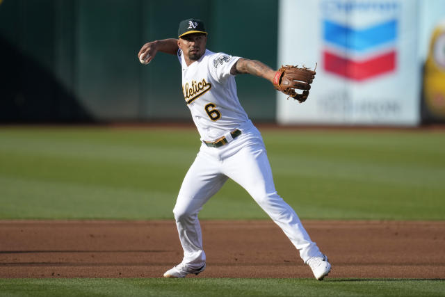 Gelof slugs 4 hits as the Athletics snap a 9-game road skid with an 8-0 win  over Cardinals