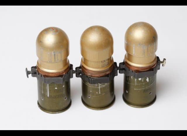 In Texas, they don't mess around with fake grenades. Officials at the Dallas/Fort Worth International Airport found <a href="http://blog.tsa.gov/2012/03/tsa-week-in-review-thousands-of-ecstasy.html" target="_hplink">a live 40mm explosive grenade in one man's luggage</a>. The guy actually had a good excuse. "It was a soldier who made a mistake and in the end, no charges were filed," the TSA explained.