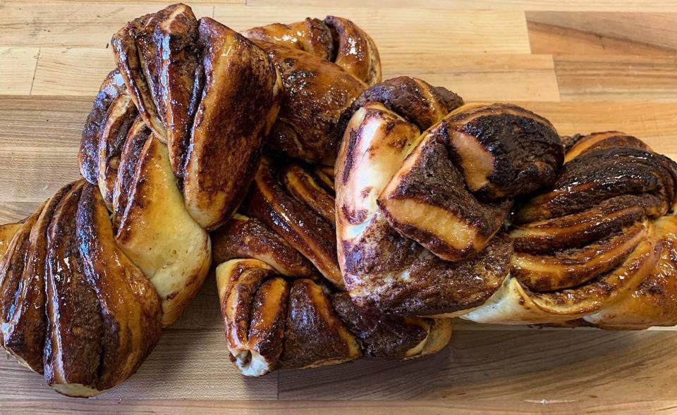 Chocolate babka is a customer favorite at Bethlehem Bakery, which opened in Levittown earlier this month.