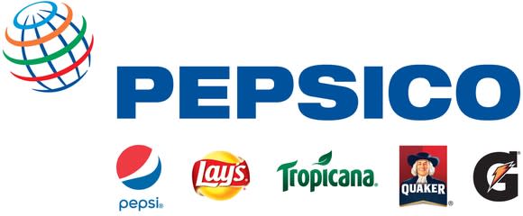 PepsiCo brand logos on white background.