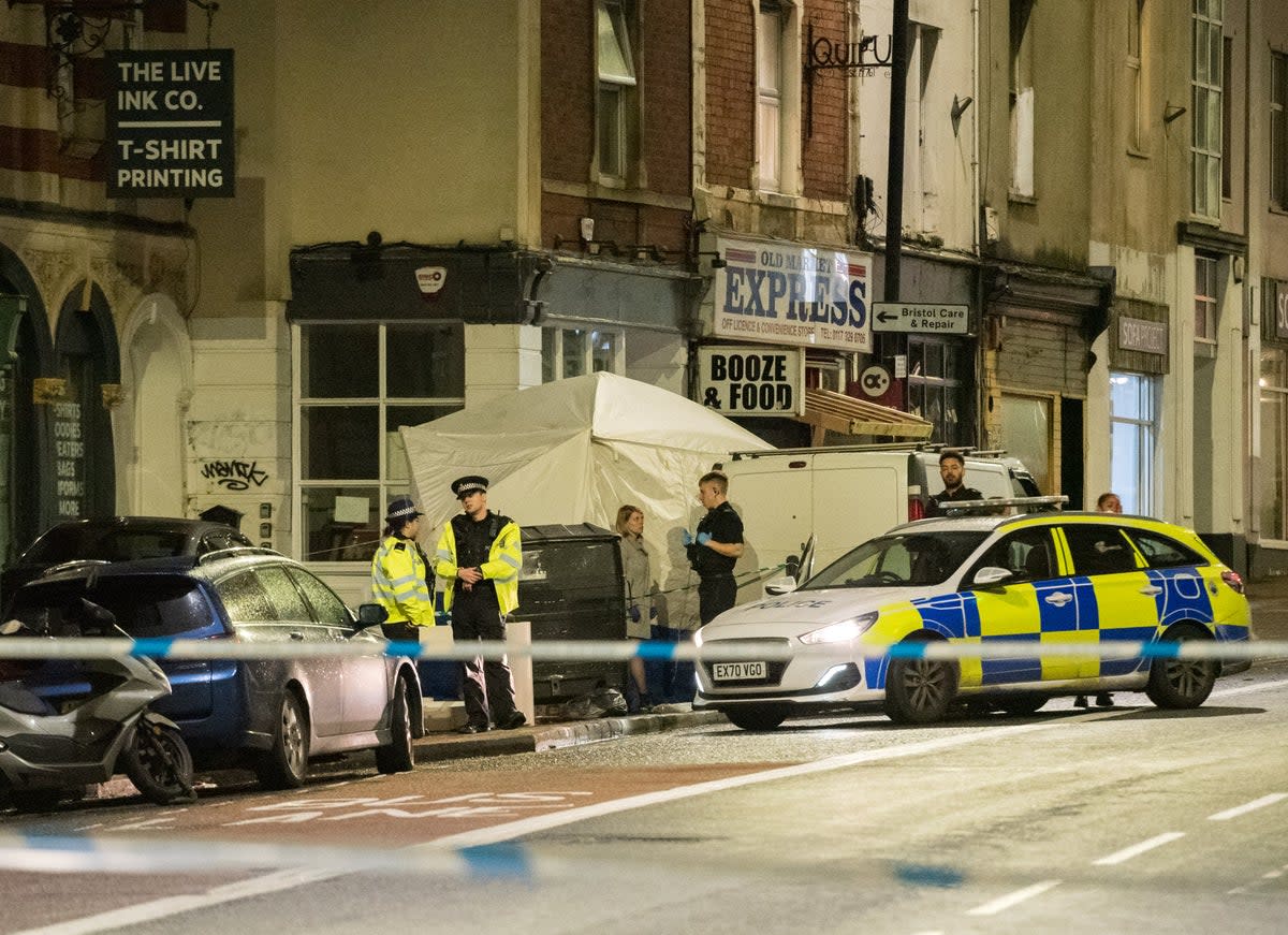 Officers rushed to the scene in the St Philips area of the city near Easton at 6pm to reports of an injured boy (Simon Chapman/LNP)