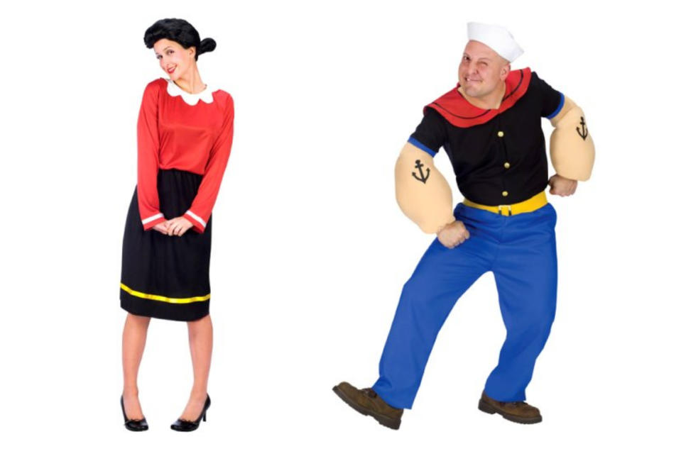 Popeye and Olive Oyl Halloween Costumes