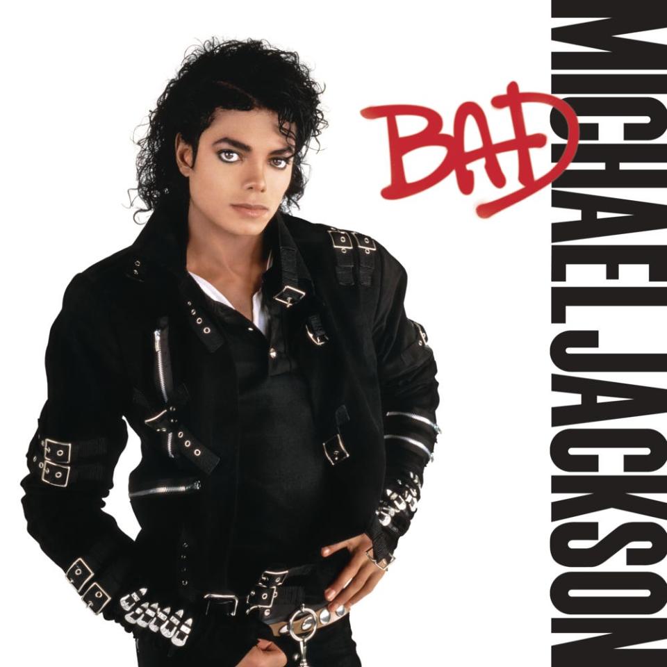 Michael Jackson Bad artwork.