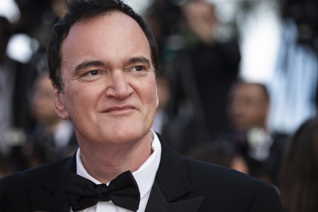 Quentin Tarantino poses for photographers upon arrival at the awards ceremony of the 72nd international film festival, Cannes, southern France, Saturday, May 25, 2019. (Photo by Vianney Le Caer/Invision/AP)