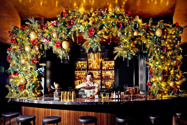 <p>Gabriela Herman</p> The Adolphus Hotel turns The French Room bar into the Cocoa Lounge.