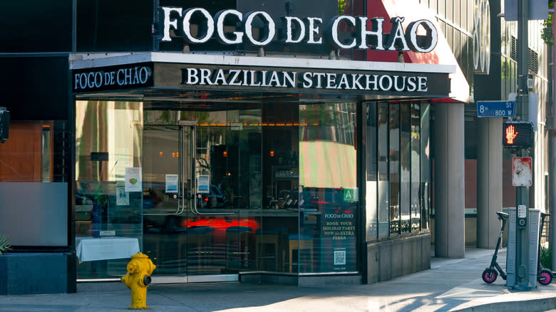 Fogo de Chao building from the street