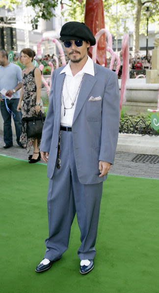 At the UK Premiere of Charlie And The Chocolate Factory, July 2005