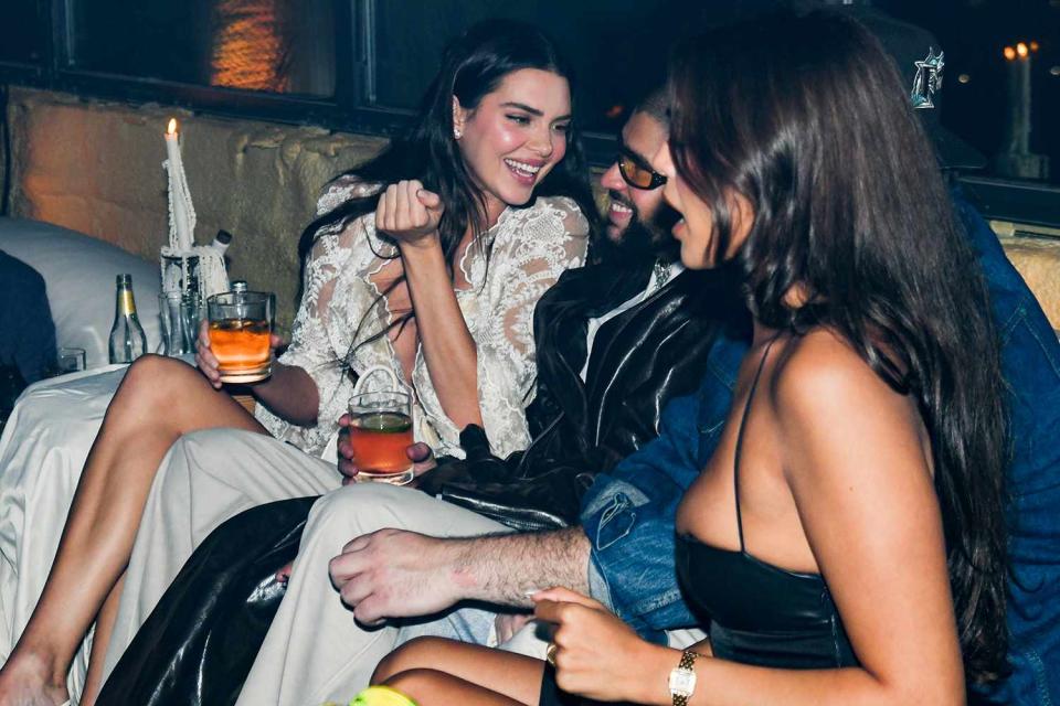 <p>Aurora Rose/WWD via Getty Images</p> Kendall Jenner and Bad Bunny at the Après Met 2 Met Gala afterparty
