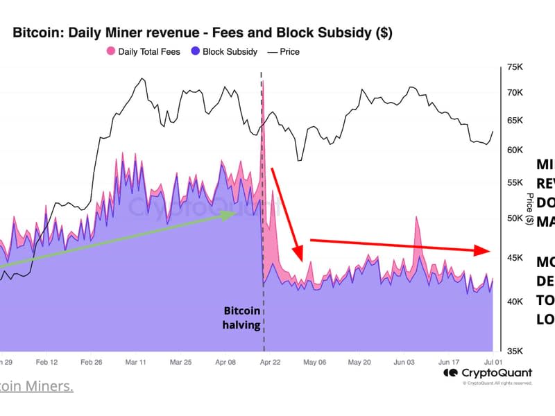 Daily Miner Income (CryptoQuant)