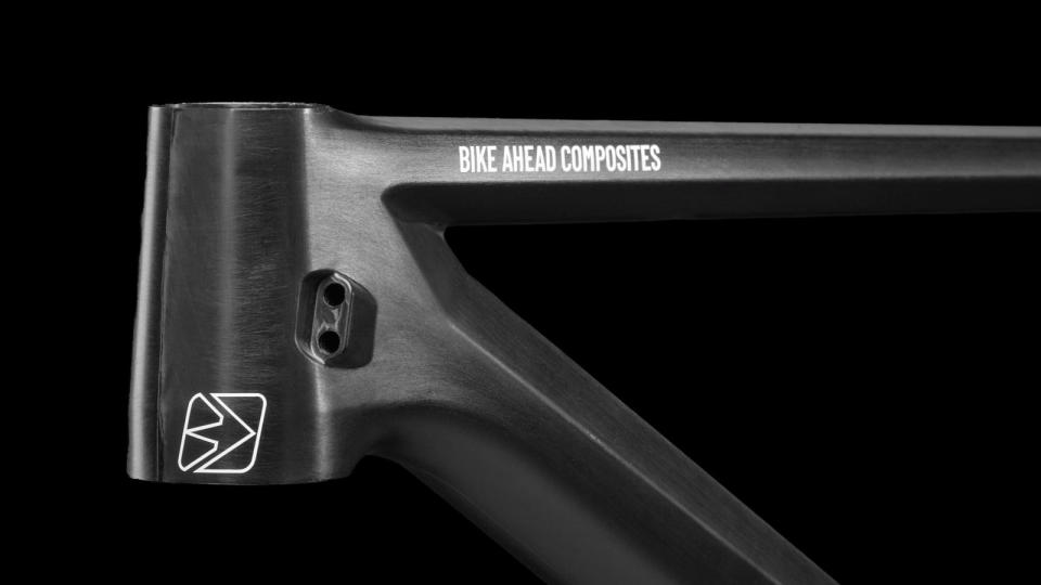 Bike Ahead The Frame lightweight affordable carbon XC hardtail made in Portugal, headtube