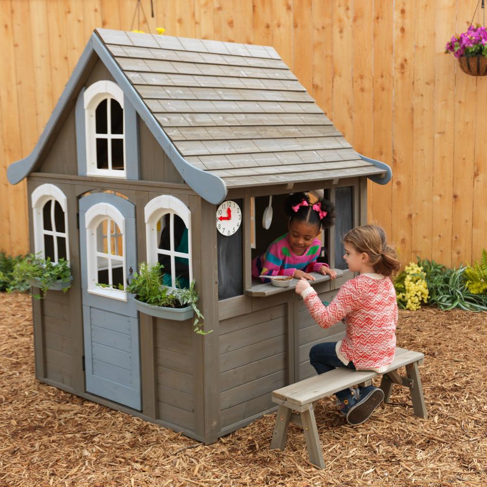 2) Forestview II Wooden Playhouse