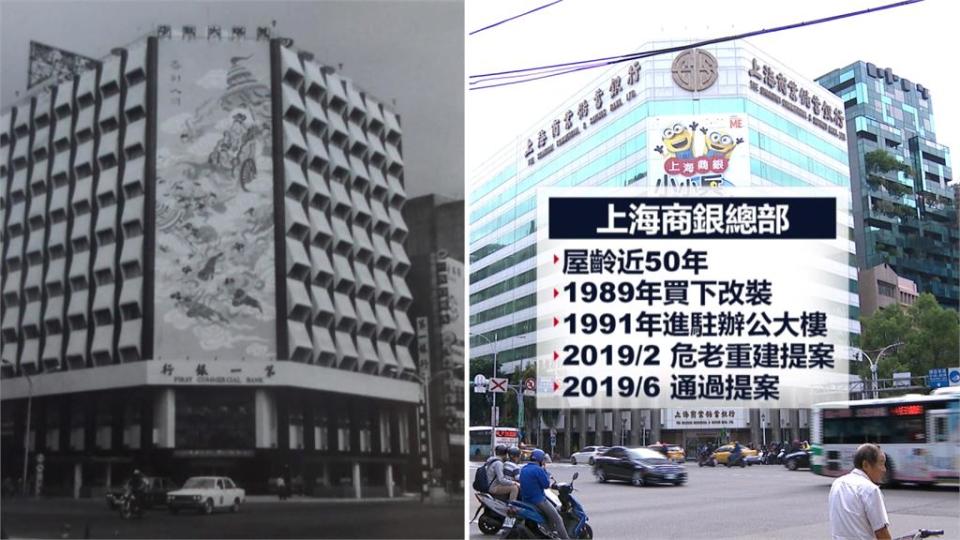上海商銀總部屋齡將近50年，前身是「美琪大飯店」