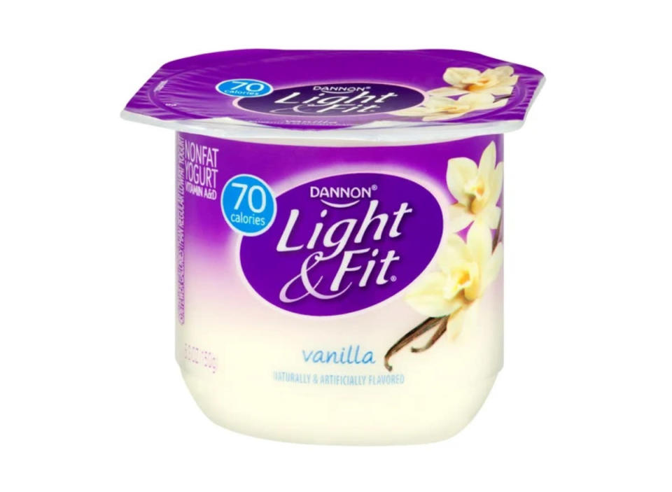 dannon light &amp; fit vanilla yogurt