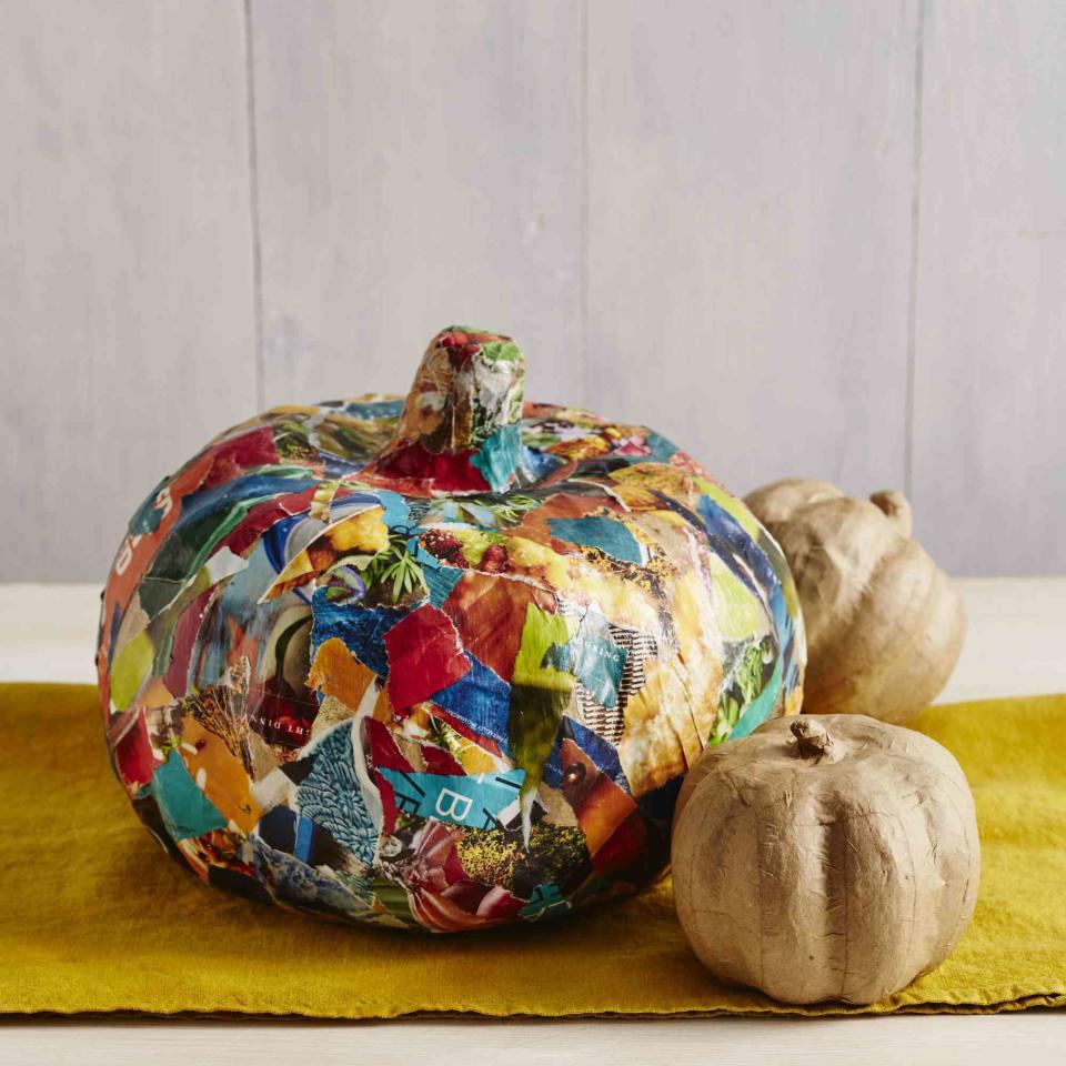 Decoupage Pumpkins