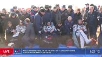 Soyuz MS-18 space capsule lands near Zhezkazgan