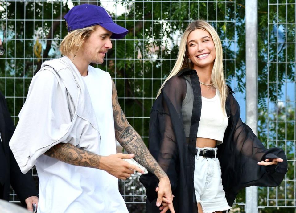 Justin Bieber and Hailey Baldwin | Rodin Banica/WWD/Shutterstock