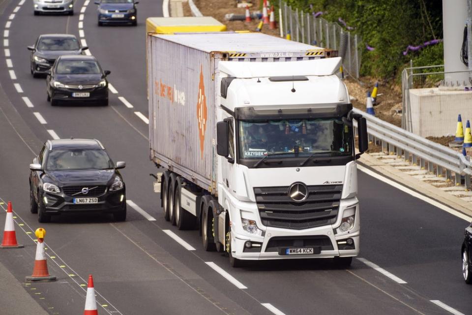 Household cleaning products firm McBride has been affected by lorry driver shortage and supply chain issues (Steve Parsons/PA) (PA Wire)