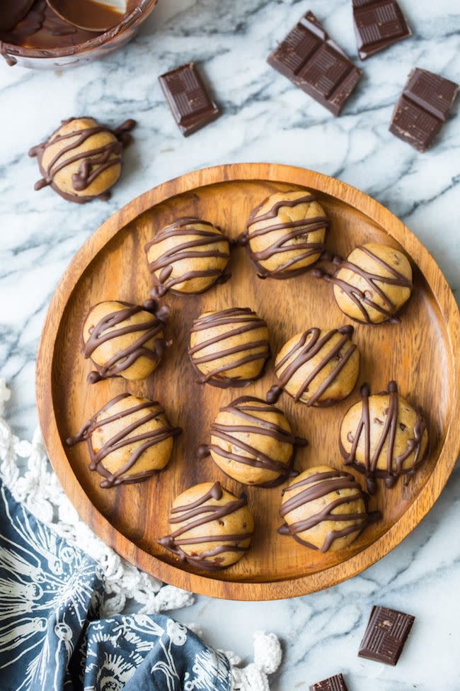 Peanut Butter Cookie Dough Truffles