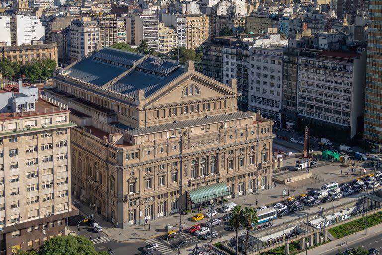 El teatro Colón, un edificio emblemático de Buenos Aires