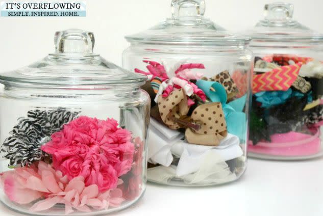 11 Fanciful Ways to Organize All of Your Kid's Hair Accessories