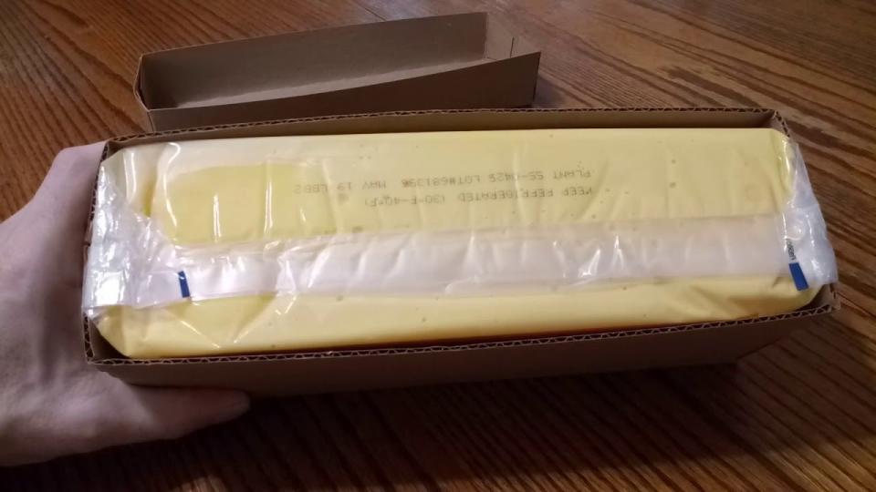 A pack of "government cheese"
