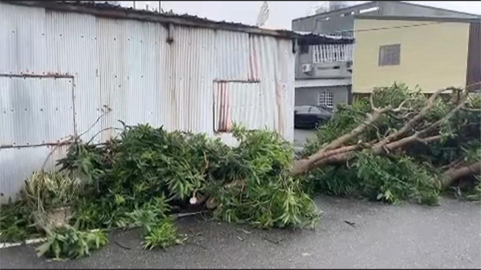 「海葵」颱風侵襲帶來強烈風雨　藝人在綠島「屋頂被吹掀」