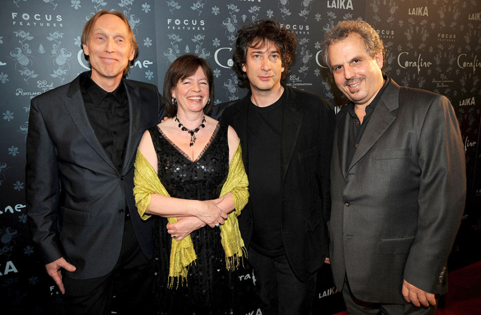 Coraline Portland Oregon Premiere 2009 Henry Selick Claire Jenning Neil Gaiman Bill Mechanic