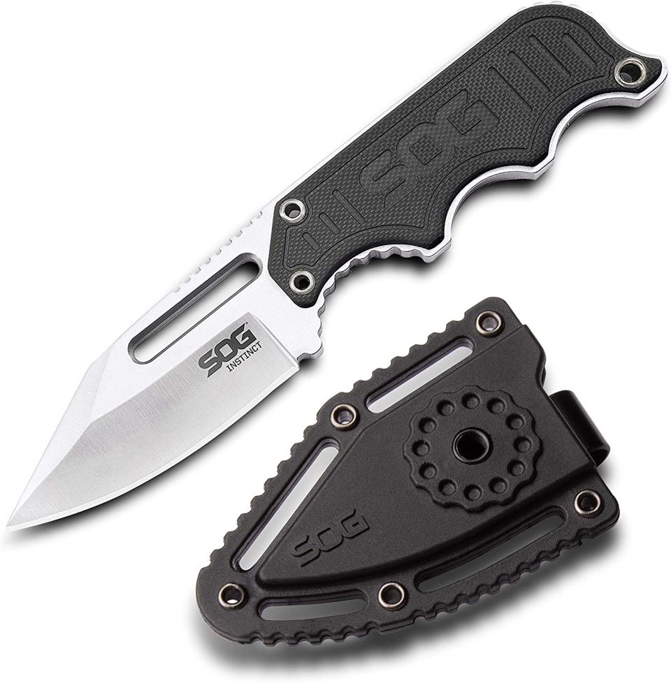 SOG Small Fixed Blade Knife Instinct Boot Knife with sheath