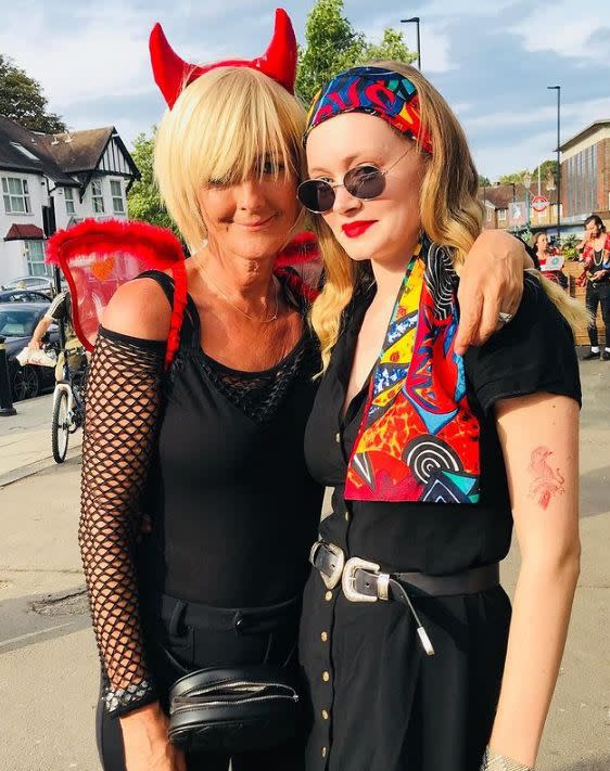 Jane Moore and Ellie at a secret cinema event