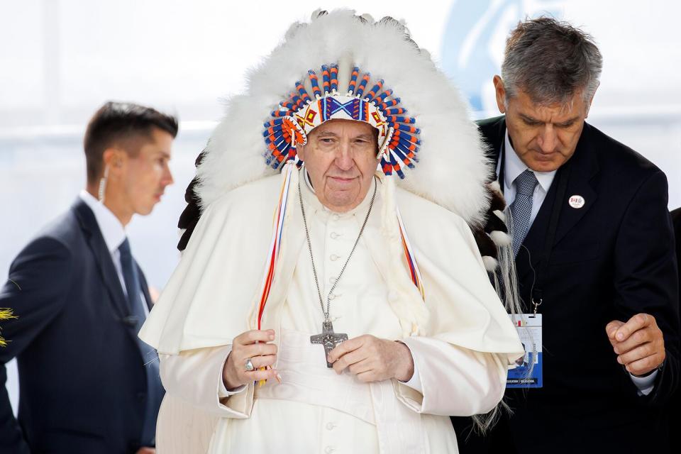 Pope Francis Visits Canada To Meet With Indigenous Communities