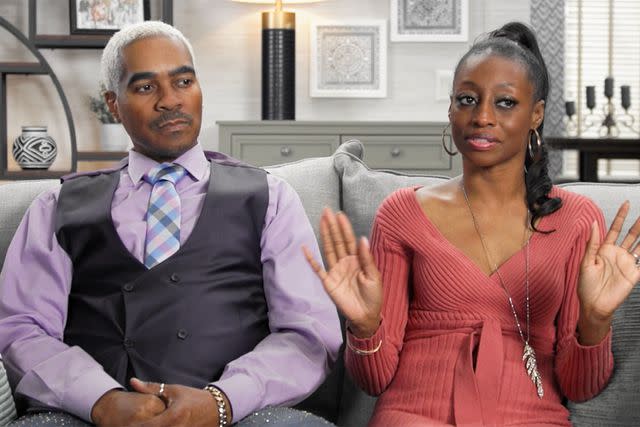 <p>TLC</p> From left: Deon and Karen on "Doubling Down with the Derricos"