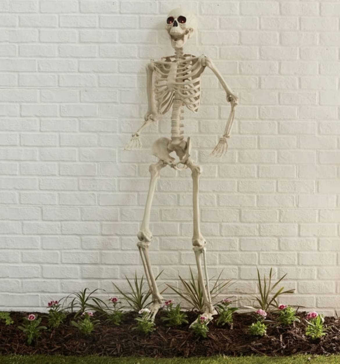<p><a href="https://go.redirectingat.com?id=74968X1596630&url=https%3A%2F%2Fwww.walmart.com%2Fip%2FHalloween-Plastic-Posable-Skeleton-with-Light-Up-Eyes-Decoration-Bone-Color-60-in-3-5-lbs-by-Way-To-Celebrate%2F1395987866&sref=https%3A%2F%2Fwww.countryliving.com%2Fshopping%2Fg45468015%2Fwalmart-halloween-decorations%2F" rel="nofollow noopener" target="_blank" data-ylk="slk:Shop Now;elm:context_link;itc:0;sec:content-canvas" class="link rapid-noclick-resp">Shop Now</a></p><p>Halloween Plastic Posable Skeleton</p><p>walmart.com</p><p>$39.98</p><span class="copyright">Walmart</span>