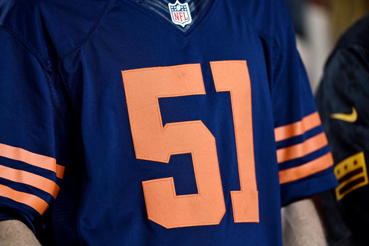 Here’s why the Bears players are wearing a No. 51 patch
