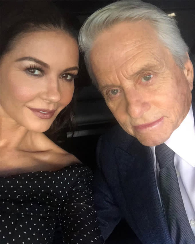 Catherine Zeta-Jones y Michael Douglas