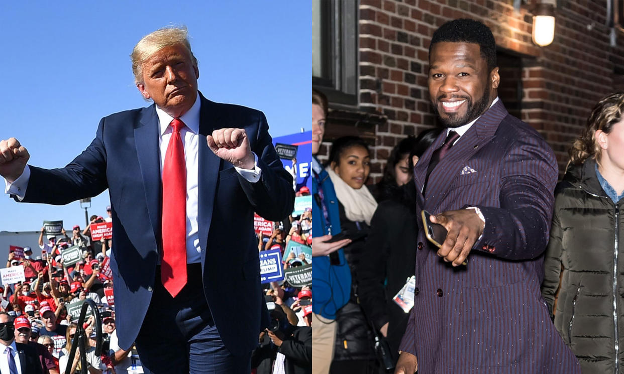 Rapper 50 Cent isn't a fan of Joe Biden's proposed tax plan. (Photo: Getty Images)