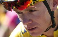 Cycling - Tour de France cycling race - The 209 km (129.8 miles) Stage 16 from Moirans-en-Montagne, France to Berne, Switzerland - 18/07/2016 - Yellow jersey leader Team Sky rider Chris Froome of Britain concentrates before the start of the stage. REUTERS/Jean-Paul Pelissier