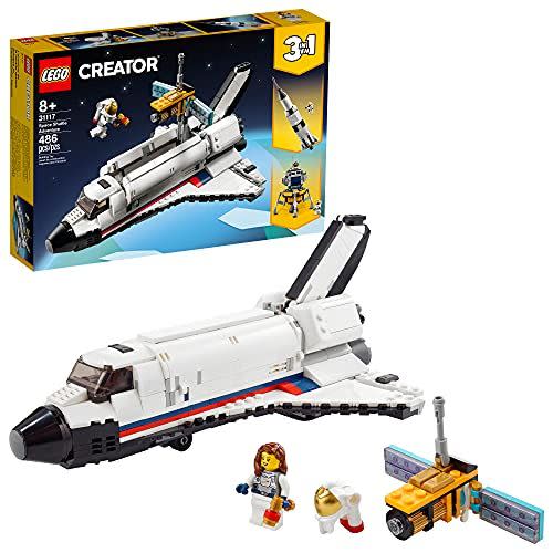 <p><strong>Lego</strong></p><p>amazon.com</p><p><strong>$39.97</strong></p><p><a href="https://www.amazon.com/dp/B08YP7N3R9?tag=syn-yahoo-20&ascsubtag=%5Bartid%7C2089.g.38222463%5Bsrc%7Cyahoo-us" rel="nofollow noopener" target="_blank" data-ylk="slk:Shop Now" class="link rapid-noclick-resp">Shop Now</a></p><p>Your child will go on all kinds of marvelous space adventures with this awesome, three-builds-in-one, space-inspired toy! With the ability to become a space shuttle, a rocket, and a lunar lander, they’ll not only have lots of opportunities to build but hours of imaginative play as well.</p>