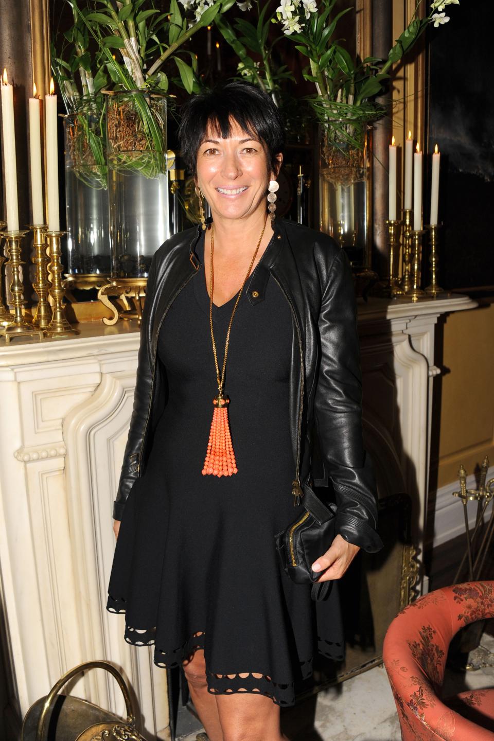 NEW YORK, NY - OCTOBER 21: Ghislaine Maxwell attends BREAKFAST WITH LUCIAN by Geordie Greig at Private Residence on October 21, 2013 in New York City. (Photo by Paul Bruinooge/Patrick McMullan via Getty Images)