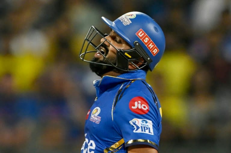 Mumbai Indians' Rohit Sharma on his way to a century in a losing chase against Chennai Super Kings (INDRANIL MUKHERJEE)