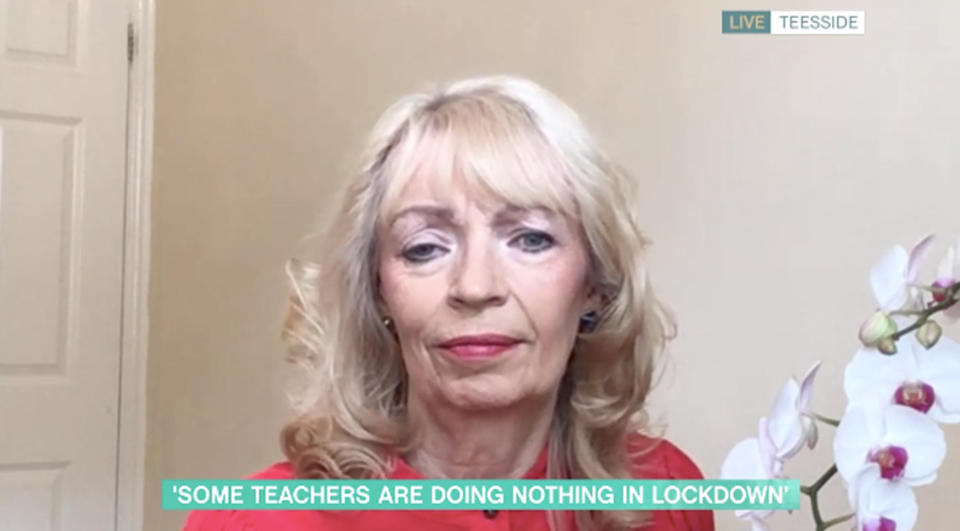 Pauline Wood was suspended after saying some of her staff were "sat at home doing nothing" during lockdown (ITV)