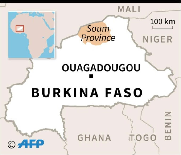 Map locating Soum province in Burkina Faso